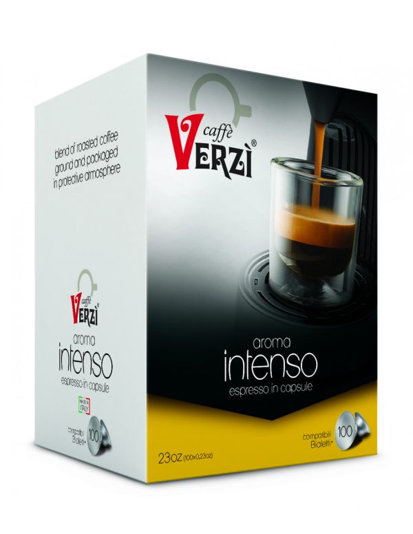 Verzi Aroma Intenso (100kapsula) , e pershtatshme per Bialetti