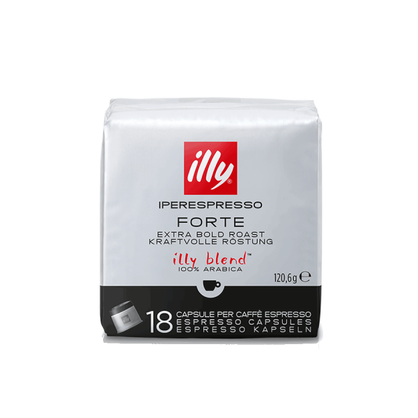 Illy Forte (18 kapsula), te pershtatshme per sistemin Illy Iperespresso