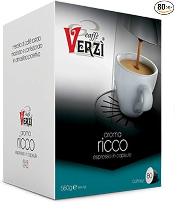 Verzi Aroma Ricco ( 80kapsula) , e pershtatshme per Caffitaly