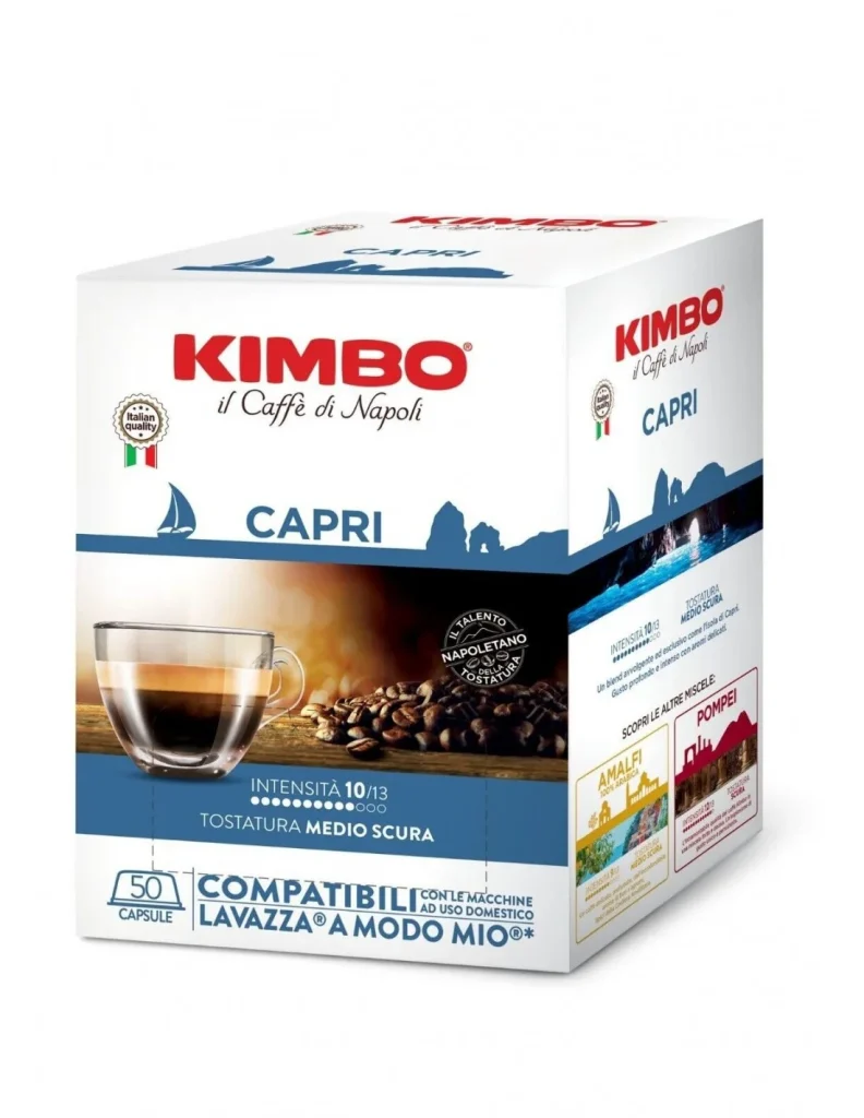Kimbo Capri (50 kapsula) , e pershtatshme per A Modo Mio