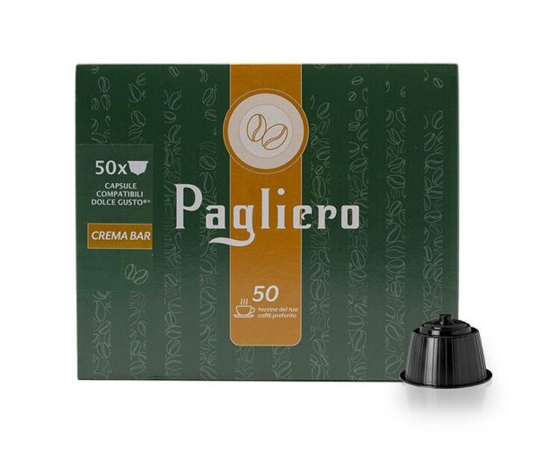 Caffè Pagliero Crema Bar, (50 kapsula) e pershtatshme per Nescafè® Dolce Gusto®