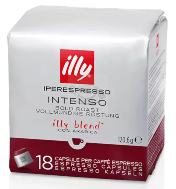 Illy Intenso  (18 kapsula), te pershtatshme per sistemin Illy Iperespresso