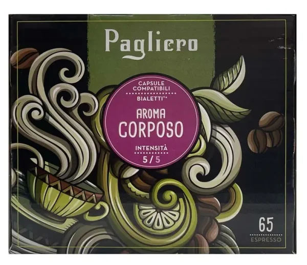 Pagliero Corposo in Aluminio (65kapsula) , e pershtatshme per Bialetti